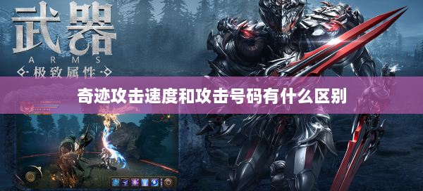 奇迹攻击速度和攻击号码有什么区别  第1张